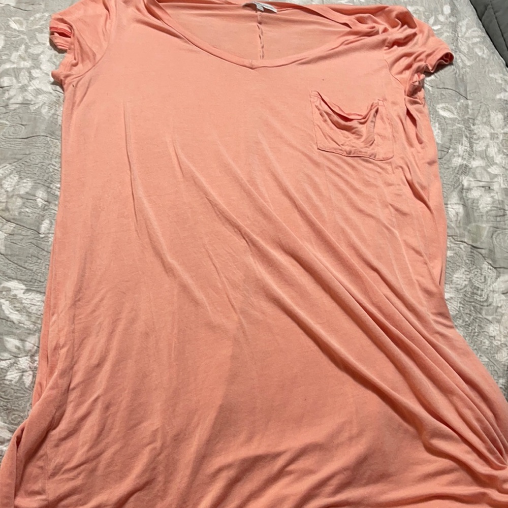 Sheer t shirt dress